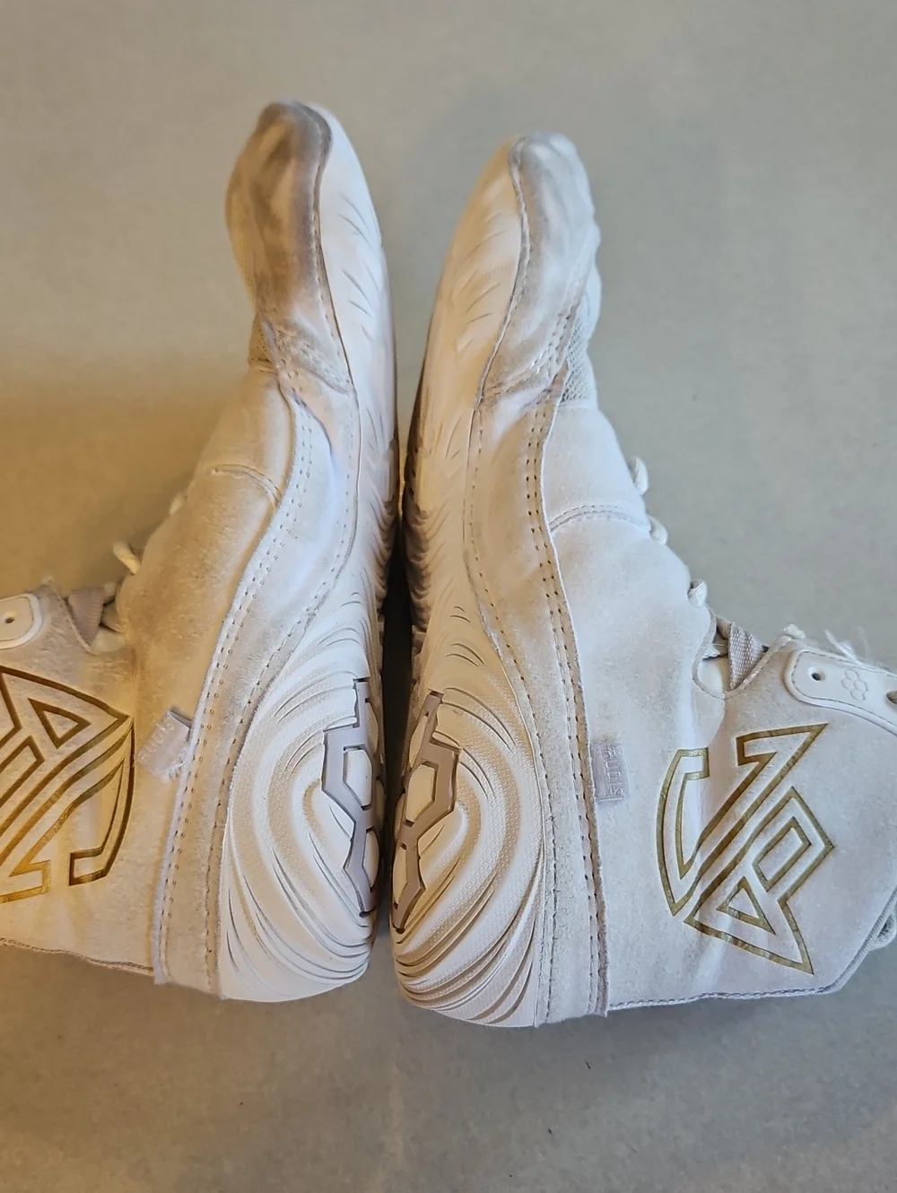 Rudis White Wrestling Shoes